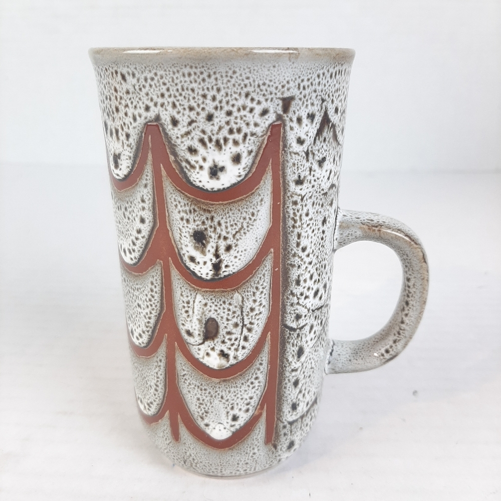🔥Japanese Tan Brown Splatter Glaze Mug Handmade